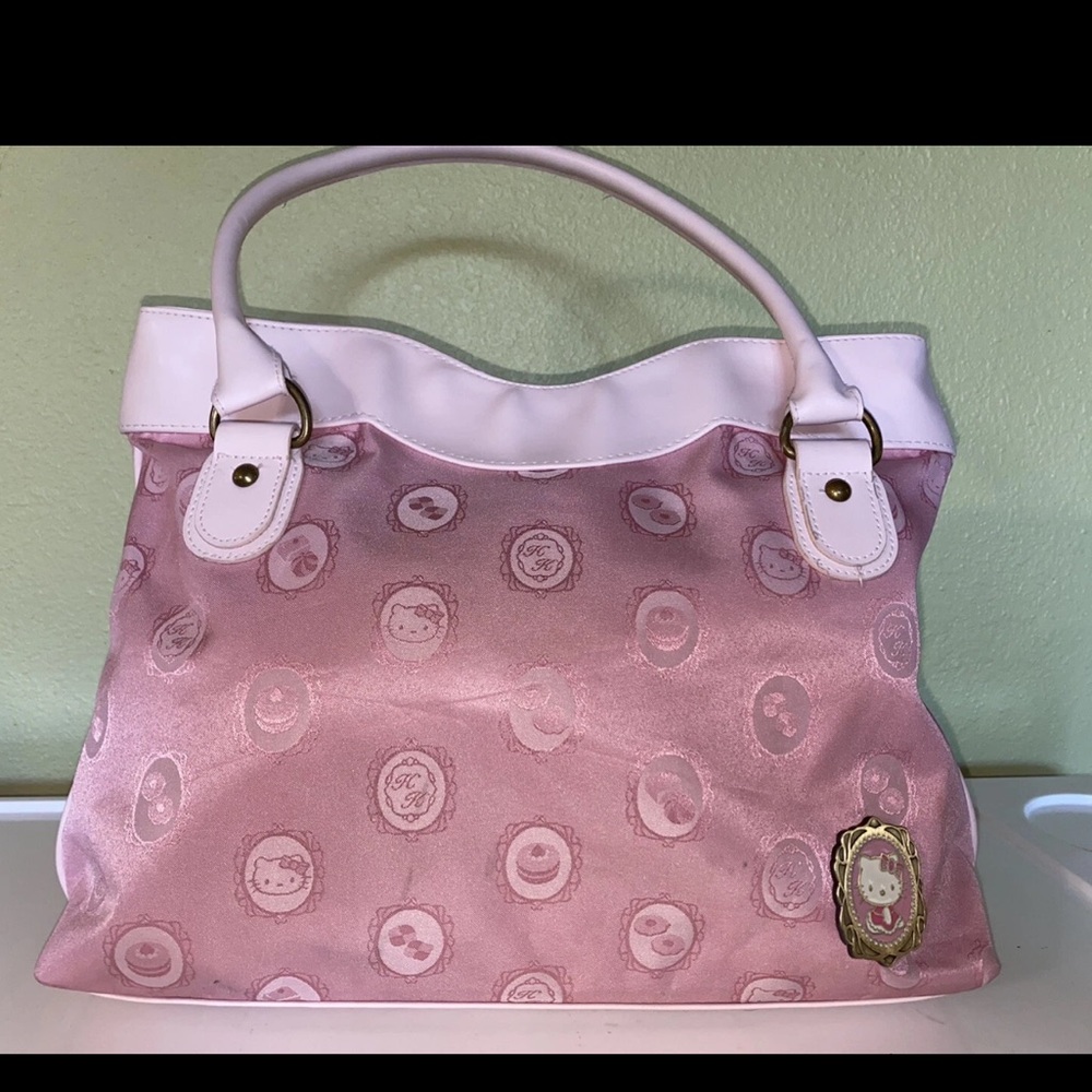 Hello kitty 2008 dessert bag baby Pink Tote Bag rare Sanrio brand open offers